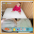 100% coton bébé berceau imperméable à l&#39;eau couverture de matelas en gros